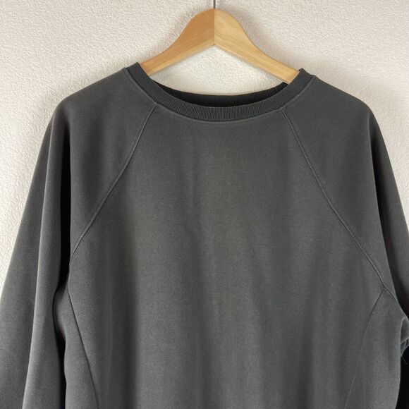 American Holic Sweatshirt Womens Medium Gray Slouchy Modern Minimalist Oversized - Picture 2 of 12